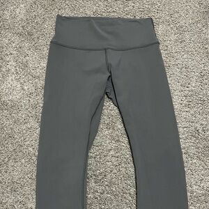 Lulu Align high rise crop gray leggings. Size 8. Worn just a couple of times!
